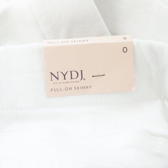 NYDJ Optic White Pull On Skinny Jeans Stretch Jeggings Lift Tuck Ankle NWT NEW 0 - Picture 5 of 6